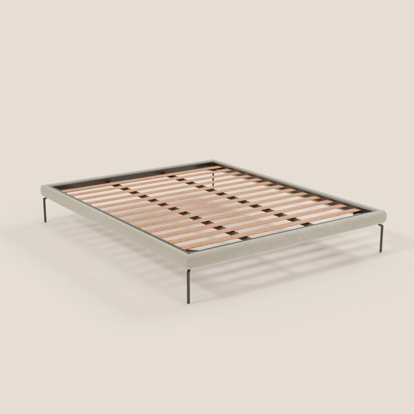 Ring sommier sfoderabile con piedi alti 24 cm in tessuto impermeabile
