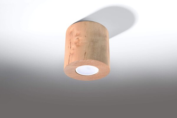 Plafoniera ORBIS Natural Wood da soffitto