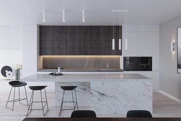 Plafoniera da soffitto in Acciaio LAGOS GU10 Bianca da interno