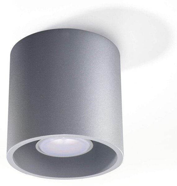 Plafoniera da Soffitto in Alluminio ORBIS 1 GU10 Grigia da interno