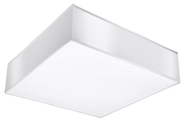 Plafoniera Quadrata da Soffitto in PVC 2xE27 HORUS 35 White da interno