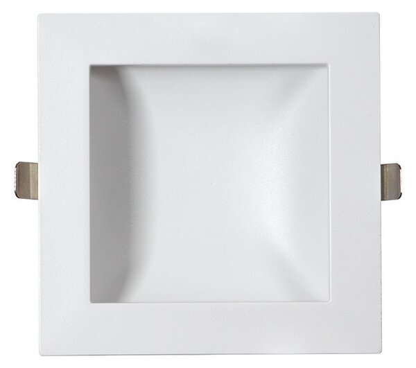 Faro LED da incasso Quadrato Luce INDIRETTA 12W Foro 130x130mm Colore Bianco Naturale 4.000K