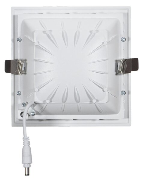 Faro LED da incasso Quadrato Luce INDIRETTA 12W Foro 130x130mm Colore Bianco Naturale 4.000K