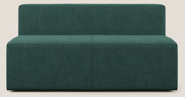 Nettuno modulo centrale maxi in morbido tessuto bouclè T07 verde