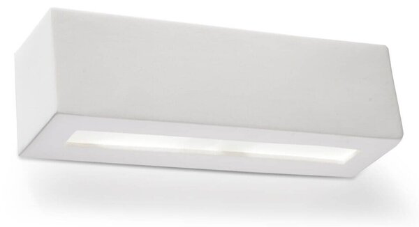 Applique da Parete in Gesso-Ceramico VEGA E27 Pitturabile da Interno