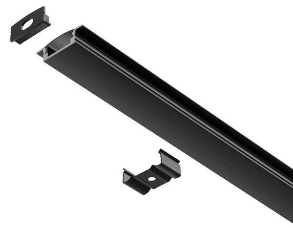 Profilo da Incasso NERO 1m e 2m (per striscia LED) Variante Lunghezza Profilo 1 metro