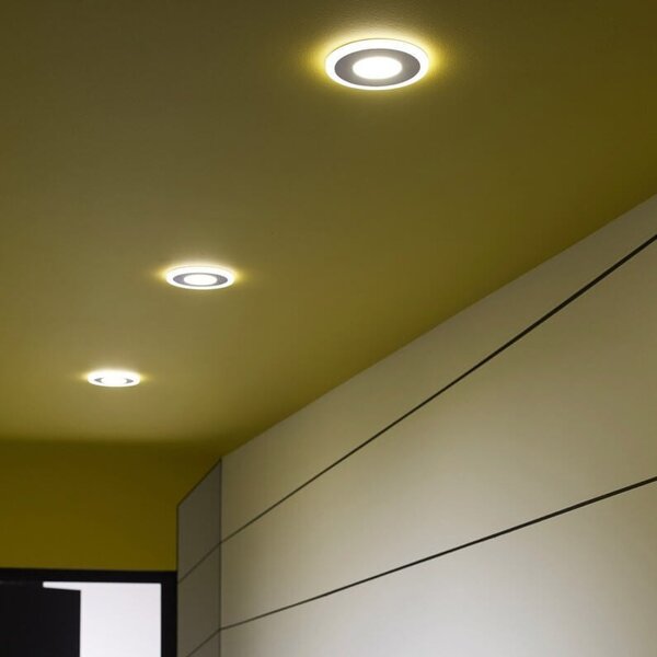 Faretto LED da incasso 125W Doppia Accensione - Foro Ø123mm Colore Bianco Naturale 4.000K