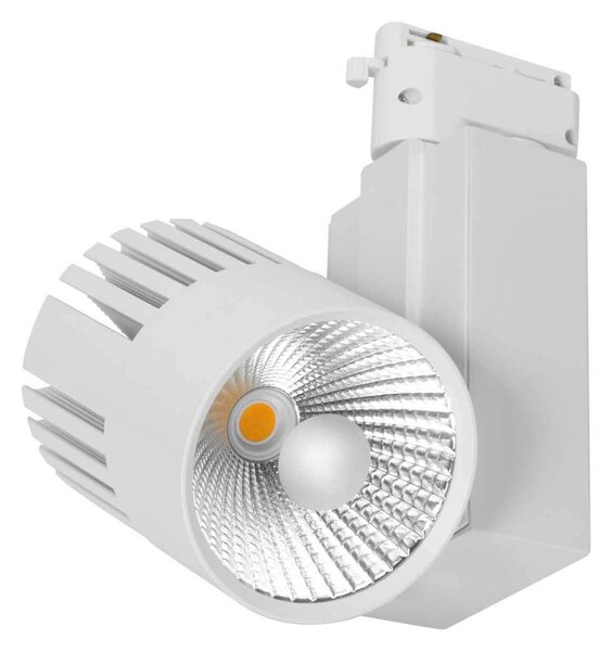 Faretto LED 40W per Binario Monofase CRI92 125lm/W 100° - Bianco Colore Bianco Caldo 3.000K