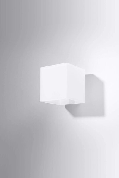 Applique da Parete in Vetro Satinato RICO G9 Bianca da interno