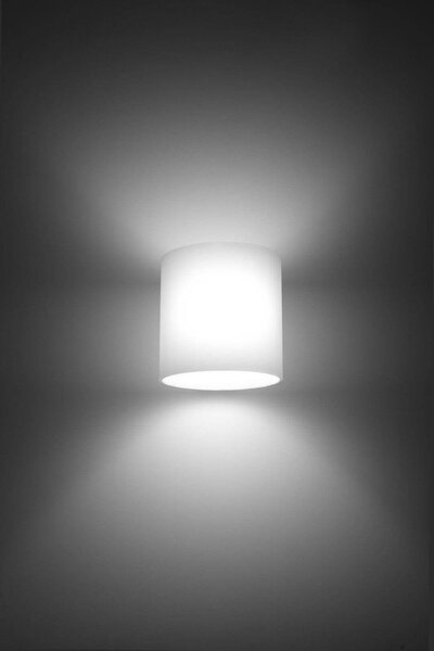 Applique da Parete in Vetro Bianco VICI G9 Bianca da interno