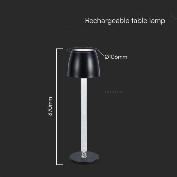 LED Lampada da tavolo ricaricabile dimmerabile LED/3W/5V 3000K bianco