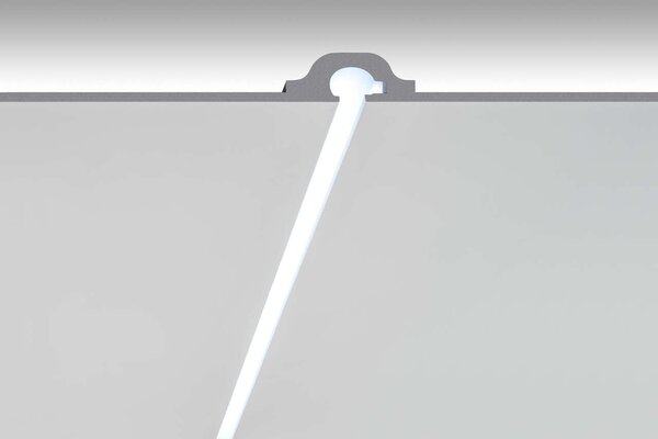 Cornice da Incasso a luce Indiretta per Striscia LED Pitturabile - 115m Variante Lunghezza 115 Metri