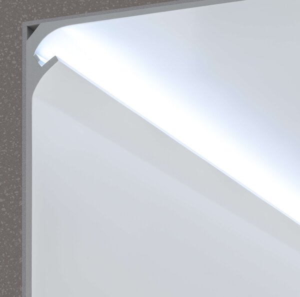 Cornice Pitturabile per Illuminazione diffusa per Strisce LED - 115m Variante Lunghezza 115 Metri