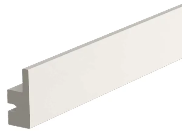 Cornice Pitturabile per Illuminazione Unidirezionale per Strisce LED - 115m Variante Lunghezza 115 Metri