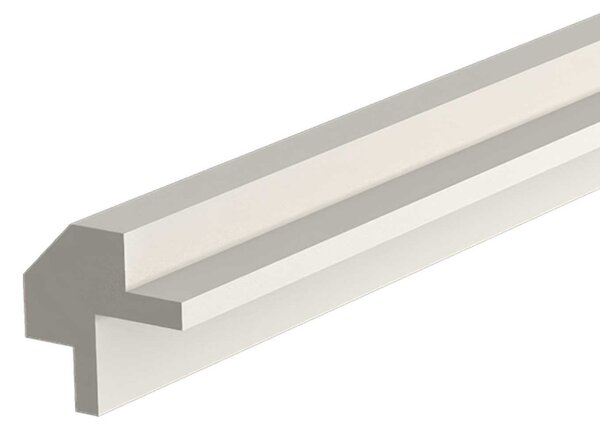 Cornice Pitturabile per Illuminazione Bidirezionale per Strisce LED - 115m Variante Lunghezza 115 Metri