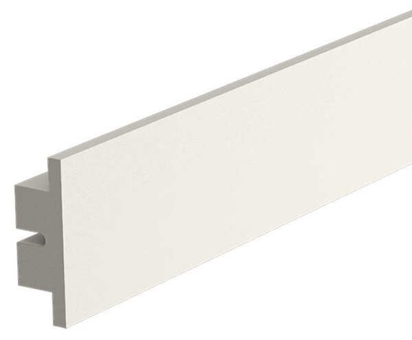 Cornice Pitturabile per Illuminazione Bidirezionale per Strisce LED da 115m Variante Lunghezza 115 Metri