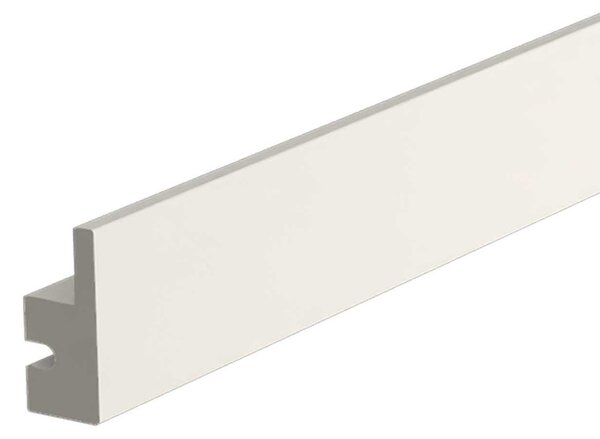 Cornice Pitturabile per Illuminazione Unidirezionale per Strisce LED - 115m Variante Lunghezza 115 Metri