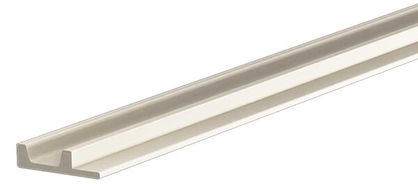 Cornice Pitturabile Piana da parete o soffitto per Strisce LED - 2m Variante Lunghezza 2 Metri