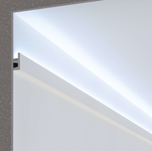 Cornice Pitturabile per Illuminazione Segnapasso per Strisce LED - 2m Variante Lunghezza 2 Metri