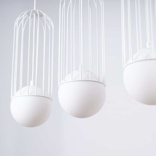 Sollux SL.1333 - Lampadario a sospensione con filo BRINA 3xG9/8W/230V bianco