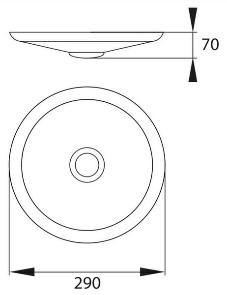 Plafoniera LED 12W Sensore di Movimento IP20 Ø290mm - B. Naturale