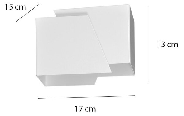 Applique FROST da parete Bianco o Nero