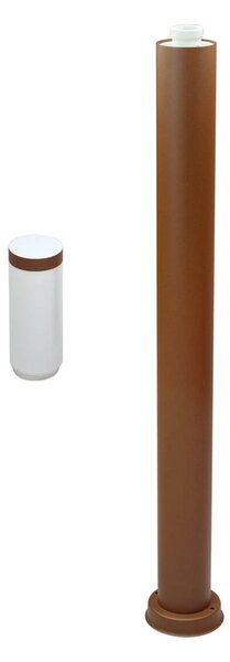 Paletto da Giardino 100cm CORTEN IK06 IP54 base E27