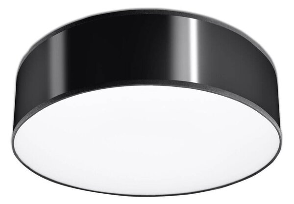 Plafoniera da Soffitto Tonda in PVC 2xE27 ARENA 35 Nera da interno