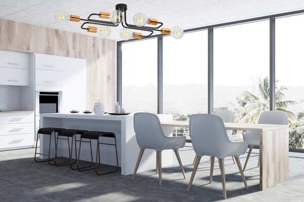 Lampadario VEKEN 6A BLACK