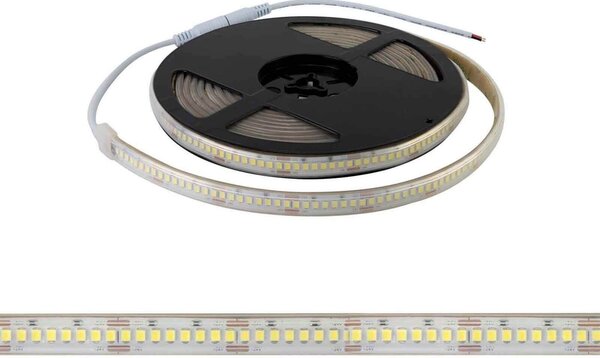 Striscia LED Professional 2835/224 - IP67 - 25W/m - 2.900lm/m- 5m - 24V Colore Bianco Freddo 6.000K