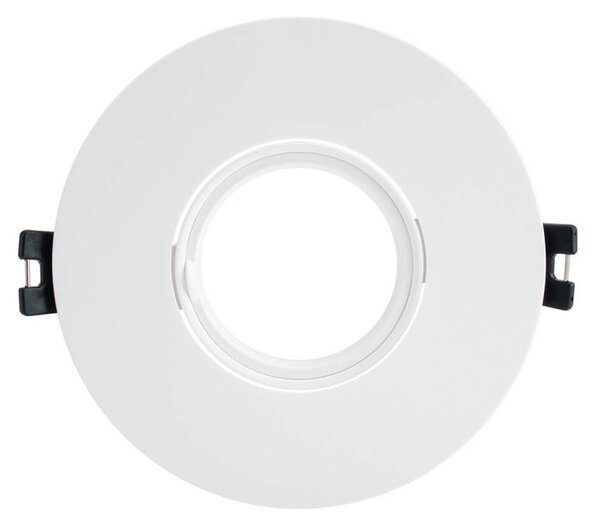 Faretto da Incasso Orientabile Foro Ø75-80mm Bianco