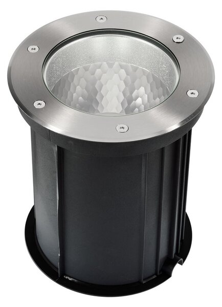 Faro interrato con base E27 - per lampade PAR30 e PAR38 - Doppio Pressacavo