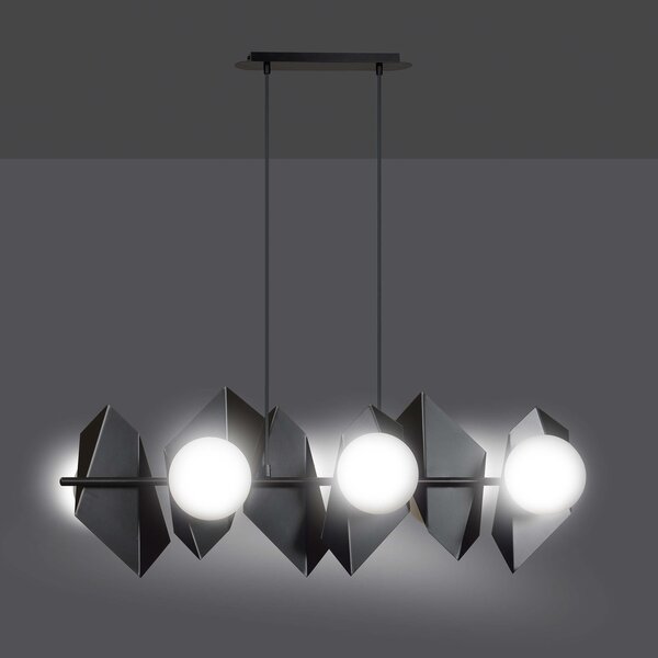 Lampadario a Sospensione DRIFTON 6 BLACK e WHITE Colore Bianco