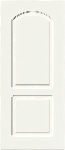 Pannello per porta d'ingresso P007 pellicolato PVC bianco L 92 x H 210.5 cm, Sp 6 mm apertura reversibile