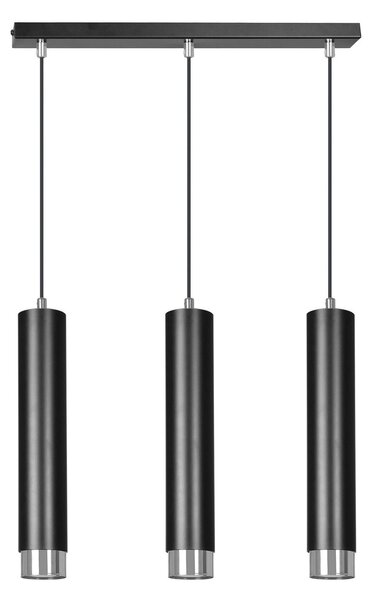 Lampadario a sospensione KIBO 3 BLACK e WHITE