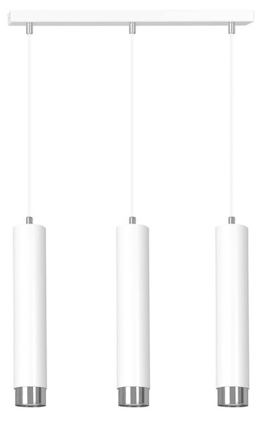 Lampadario a sospensione KIBO 3 BLACK e WHITE