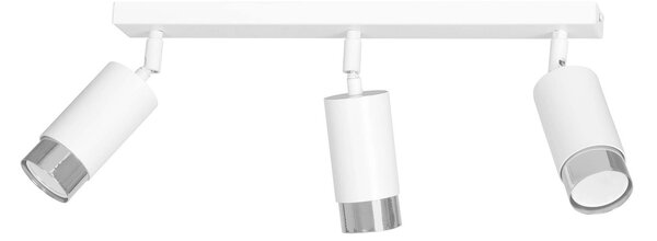 Lampadario Orientabile HIRO 3 BLACK e WHITE da soffitto e parete