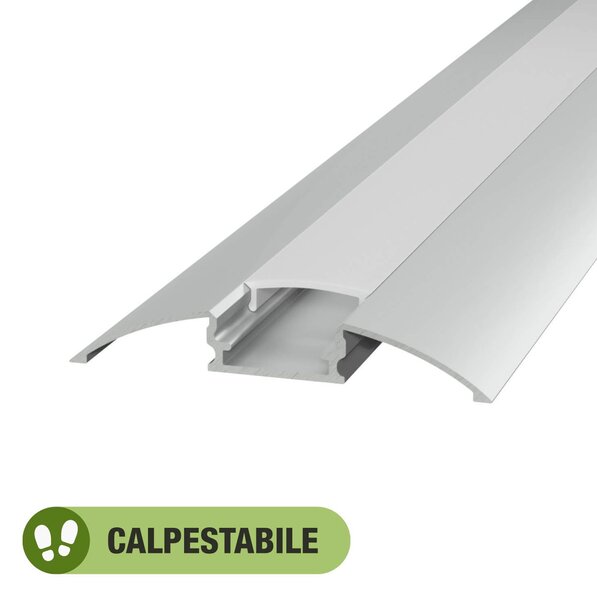 Profilo Calpestabile 2m (per striscia LED) Variante Lunghezza Profilo 2 metro