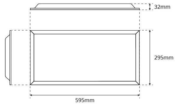 Pannello LED 60x30 32W CCT Bianco Variabile UGR19 con driver Philips Colore Bianco Variabile CCT