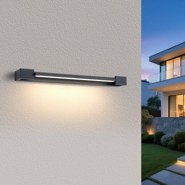 Brilagi - Illuminazione per specchio LED da bagno AQUA LINE LED/18W/230V 60 cm IP44 antracite