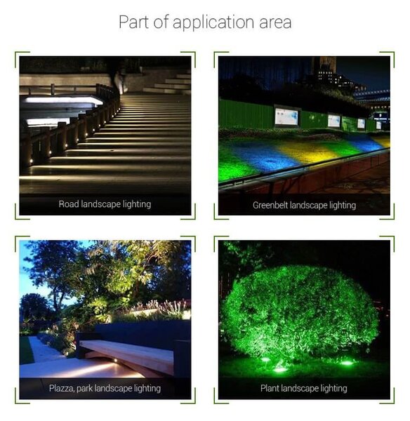 Faretto LED a Picchetto 6W RGB+CCT IP66 Sinc. Aut. WiFi - Mi-Light Colore RGB+CCT