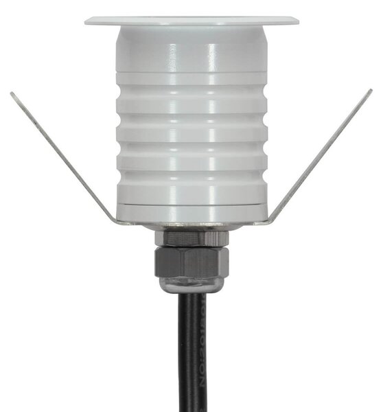 Faretto LED Bianco 1W IP67 Professional - per Gradini Colore Bianco Caldo 2.700K