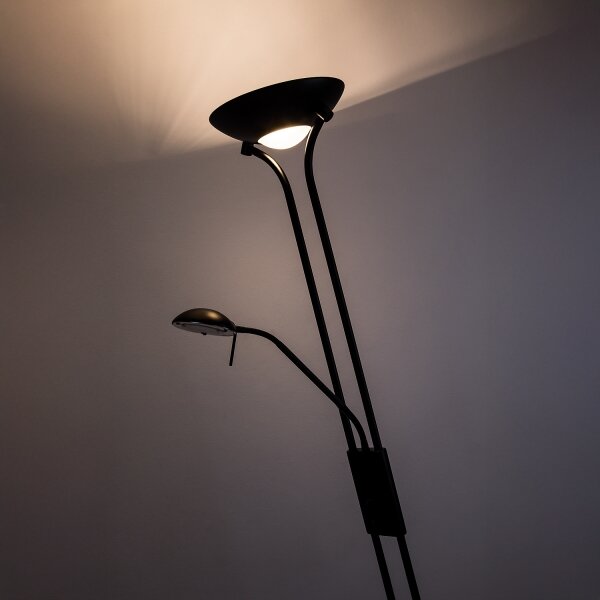 Brilagi - Lampada da terra dimmerabile SCARLETT 1xR7s/230W/230V + 1xG9/40W nera