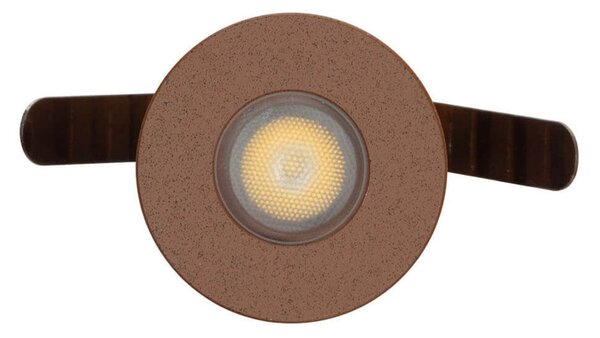 Faretto Segnapasso LED 3W IP67 Corten Professional Colore Bianco Caldo 2.700K