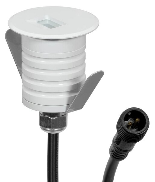 Faretto LED Bianco 1W IP67 Professional - per Gradini Colore Bianco Caldo 2.700K