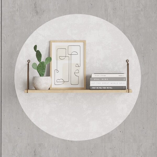 Mensola in rovere naturale 72 cm Armoni - Kalune Design