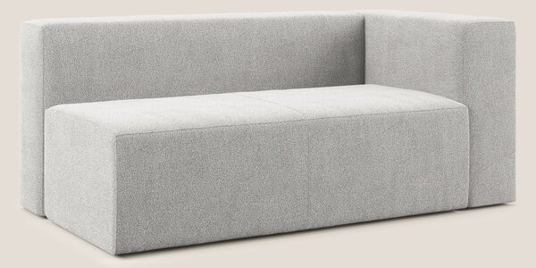 Nettuno modulo angolo/laterale maxi in morbido tessuto bouclè T07 grig
