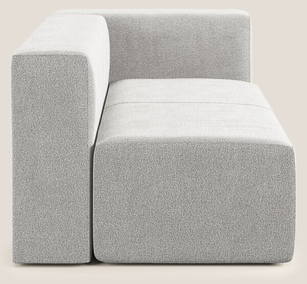 Nettuno modulo angolo/laterale maxi in morbido tessuto bouclè T07 grig