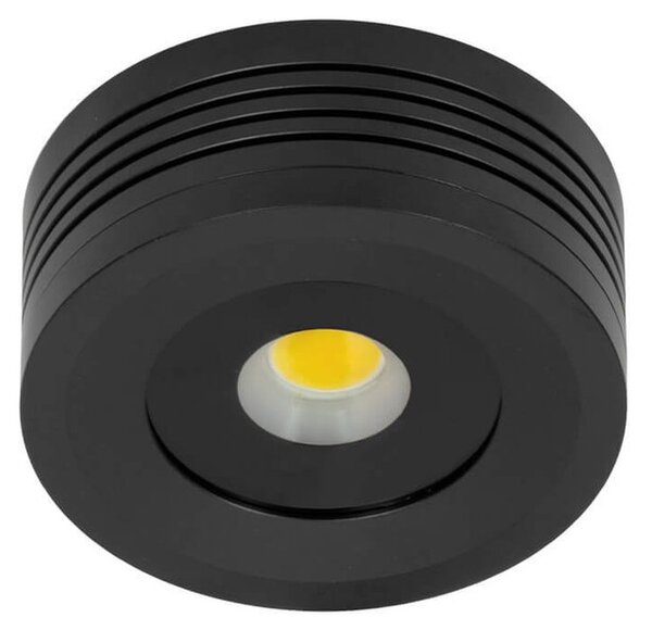 Faretto LED a superficie 5W IP65 220V Dimmerabile Nero - Professional Colore Bianco Naturale 4.000K