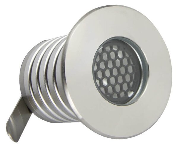 Segnapasso LED 3W IP67 Anti-Abbagliamento Professional Colore Bianco Caldo 2.700K